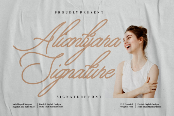 Aliantyara Signature: A Premium Script Font for Web Design