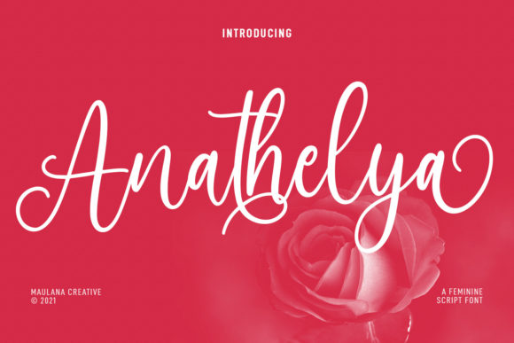 Anathelya: The Elegant Script Font for Your Brand