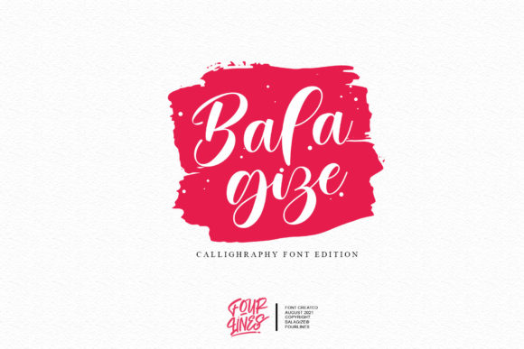 Balagize: A Dazzling Script Font for Web Design