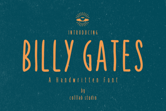 Billy Gates: A Handwritten Font for Authentic Branding