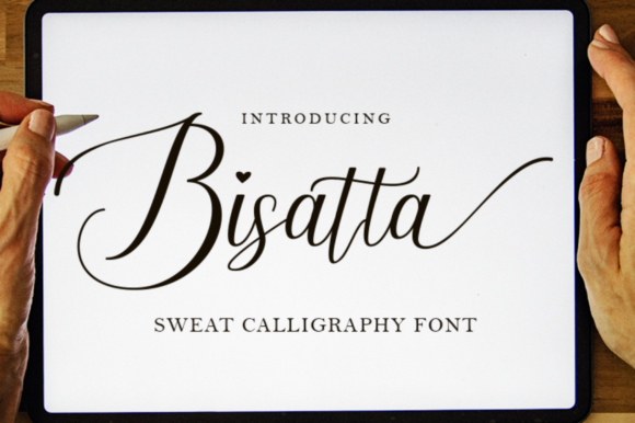 Bisatta Calligraphy: The Elegant Script Font for Brands
