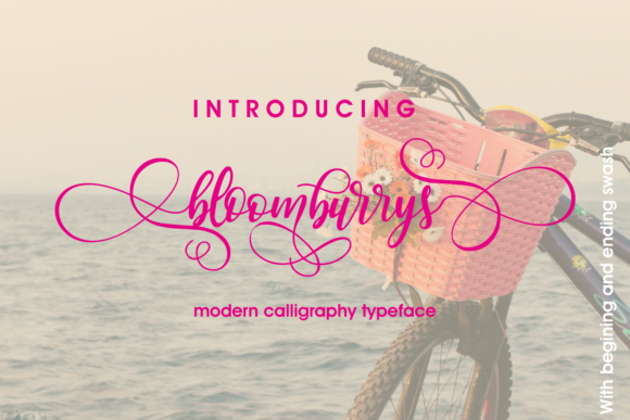 Bloomburrys: A Playful Script Font for Brand Identity