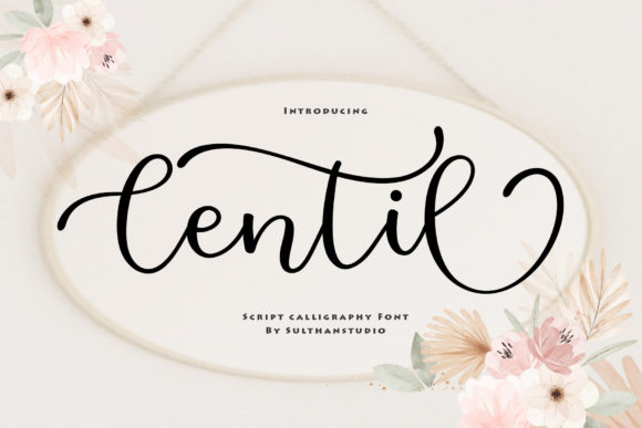 Centil: A Refined Script Font for Editorial Design