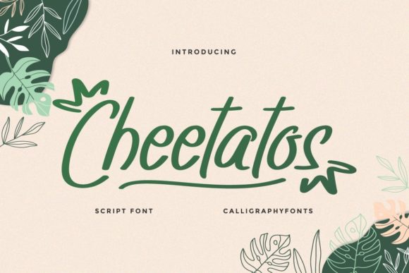 Cheetatos: A Playful Script Font for Your Brand