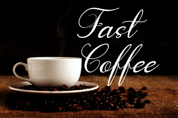 Fast Coffee: The Elegant Script Font for Your Brand