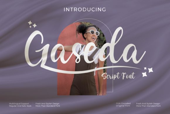 Gaseda: A Playful Script Font for Marketers