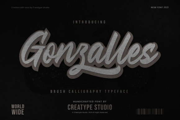 Gonzalles: A Bold Handwritten Font for Editorial Design