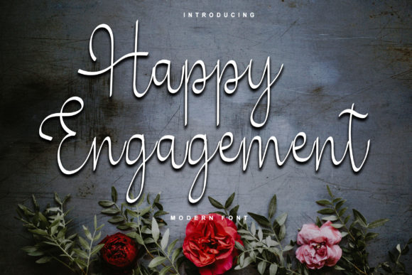 Happy Engagement: A Refined Script Font for Branding