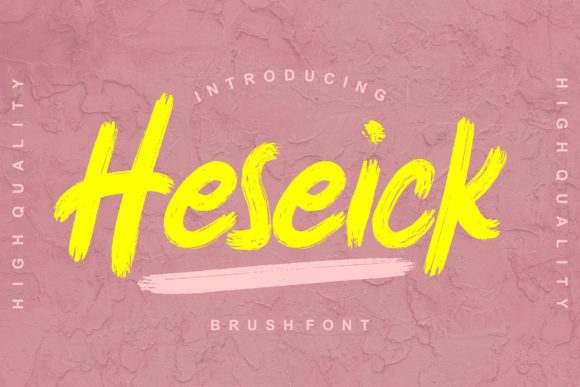 Heseick: A Vintage Handwritten Font for Editorial Design