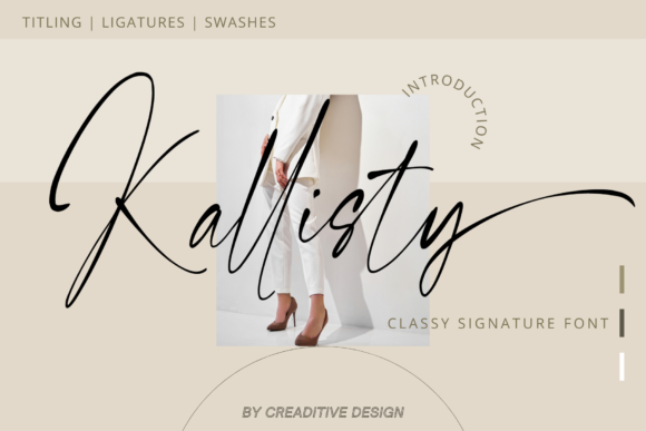 Kallisty: A Graceful Script Font for Marketers