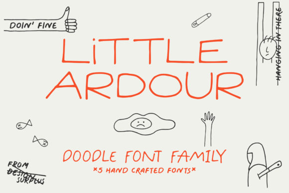 Little Ardour: A Handwritten Font for Authentic Branding