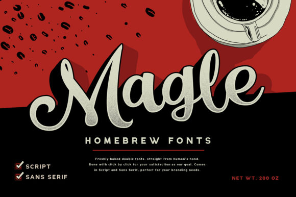 Magle: A Chic Duo Font for Small Business Branding