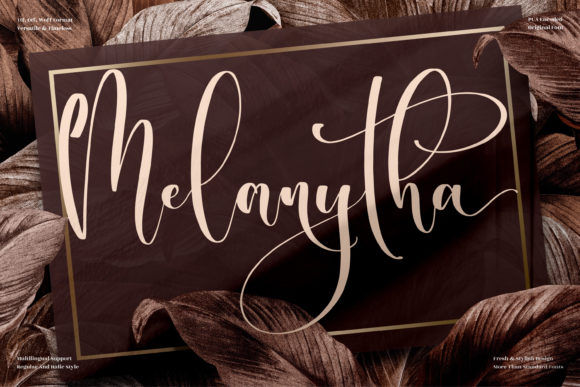 Melanytha: A Delicate Handwritten Font for Editorial Design