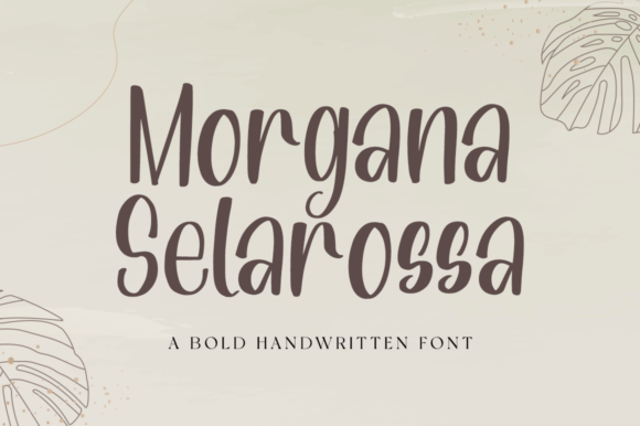 Morgana Selarossa: A Chic Handwritten Font for Brands