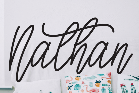 Nathan: A Relaxed Handwritten Font for Modern Branding