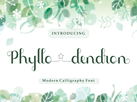 Phyllo Dendron: A Playful Script Font for Branding