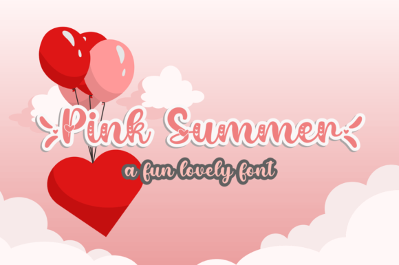 Pink Summer: A Romantic Script Typeface for Campaigns