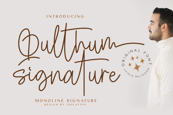 Qulthum Signature: A Premium Font for Your Brand