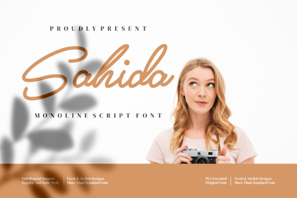 Sahida: A Vintage Script Font for Your Brand
