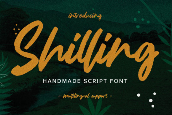 Shilling: A Handwritten Font for Polished Branding