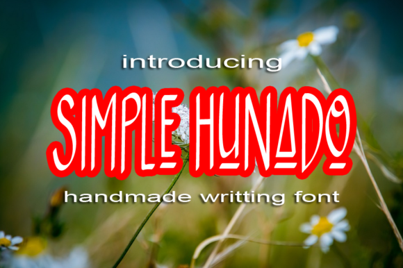 Simple Hunado: A Quirky Handwritten Font for Web Design