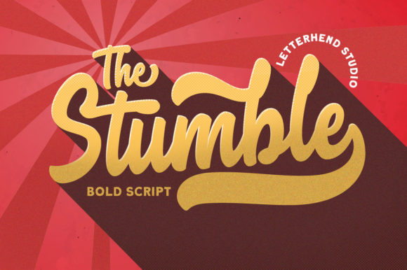 The Stumble: A Bold Handwritten Font for Campaigns