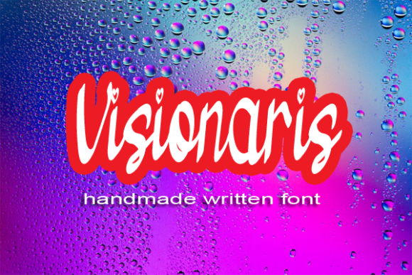 Visionaris: A Whimsical Script Font for Your Brand