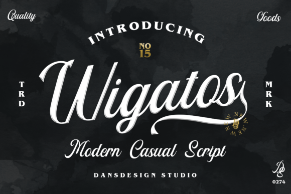 Wigatos: An Elegant Script Font for Business Branding