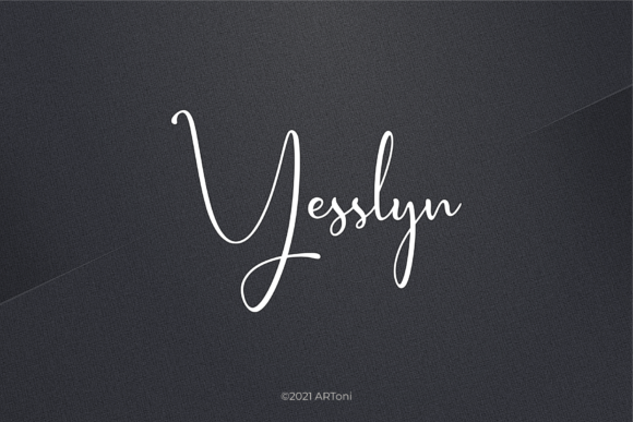 Yesslyn: A Delicate Script Font for Crafters