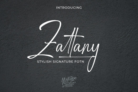 Zattany: A Vintage Script Font for Makers